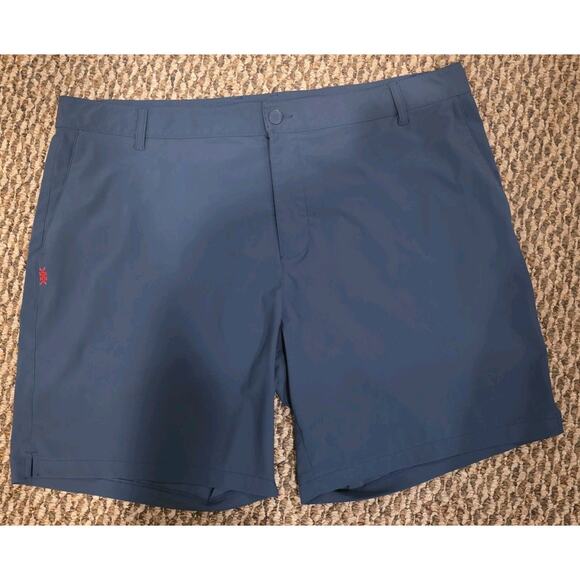 Rhone Shorts Mens 40 Blue Resort Golf Performance Stretch Chino 7.5” 100836 - Picture 1 of 10